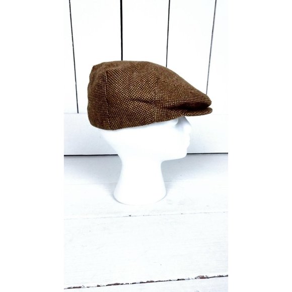 Bailey brown wool newsboy cap / paperboy hat - medium - Picture 4 of 7